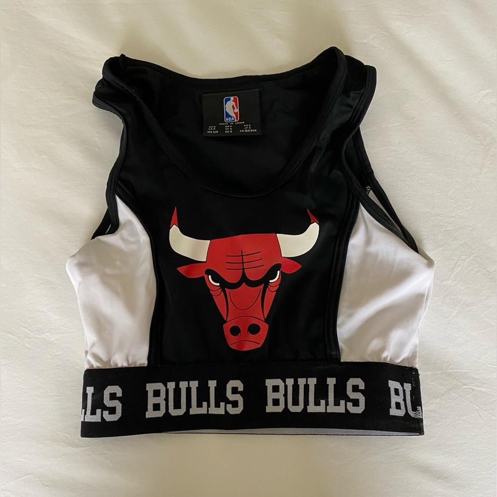 Limited Edition NBA Chicago Bills Cropped Tank / Bra, Size Small